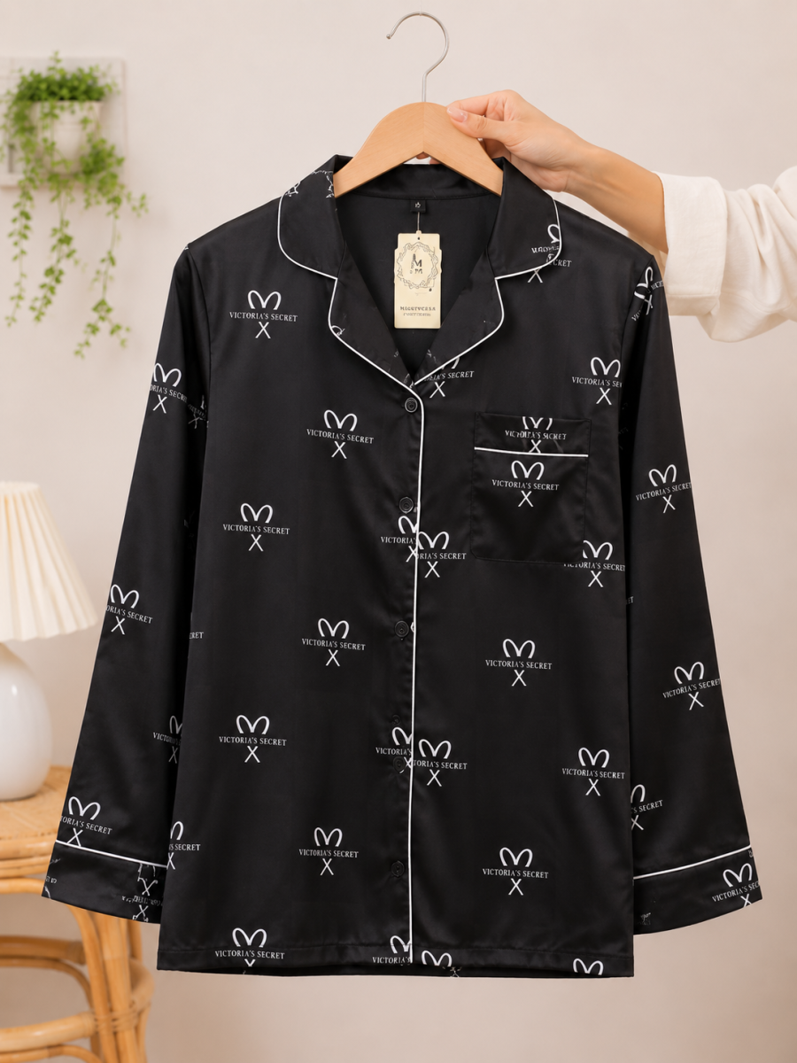 Valeria Midnight Signature Printed Ladies Night Suit alternate view